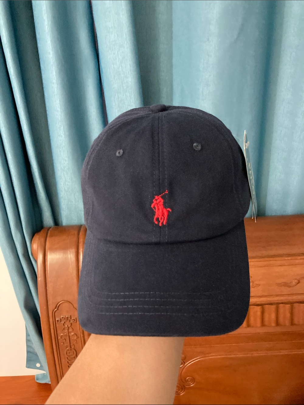 Polo Ralph Lauren Navy Baseball Cap with Red Pony